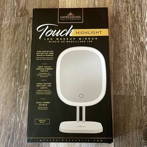Brand new impressions touch highlight Led makeup mirror